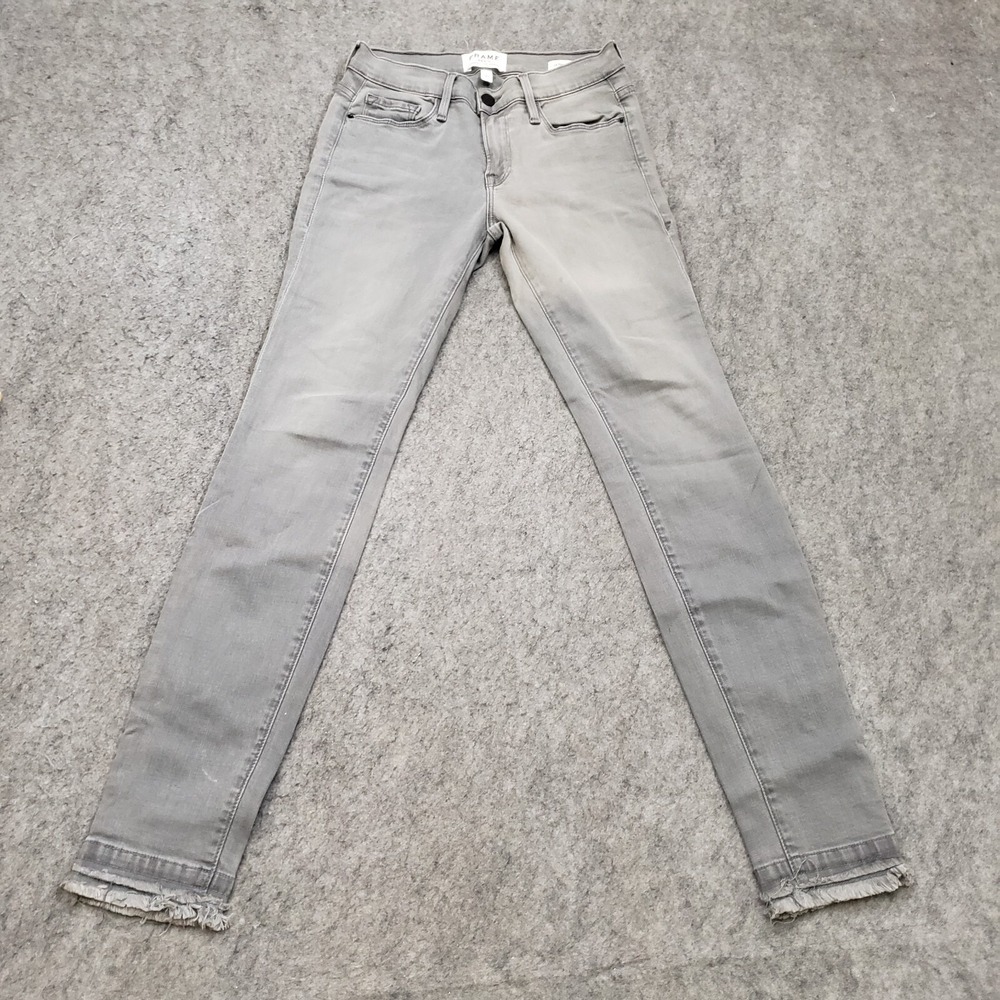 FRAME Jeans Women‎ 27 Gray Jegging Le Skinny De Jeanne Mid Rise Ladies 26x29